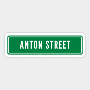 Anton Street Sign RIIZE Sticker